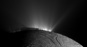 Enceladus water geysers